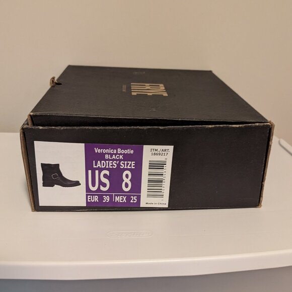 Frye Veronica Leather Boots Booties, Black, Size 8 - Picture 4 of 5